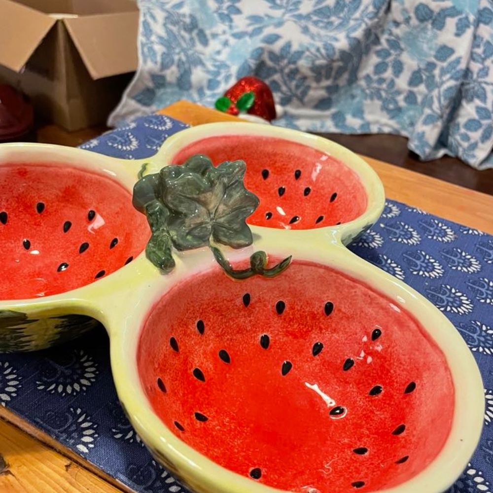 3 Bowl Watermelon Dish